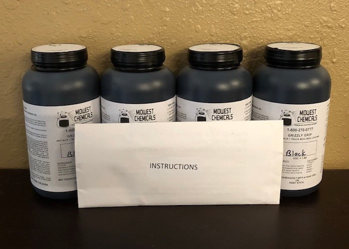 1 Gallon Aliphatic Grizzly Grip Black