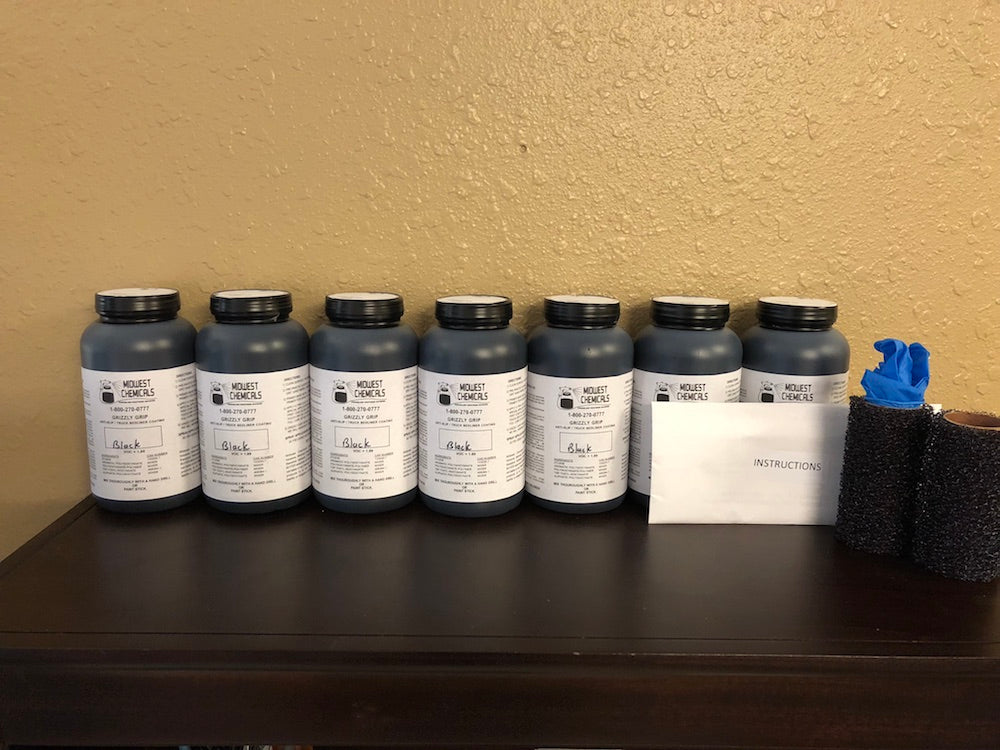 4 X 8 Aliphatic Kit Black